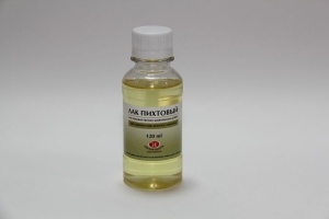 Лак пихтовый для  художественно-живописных работ, "Невская палитра", банка 120мл