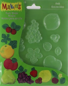 Формы для пластики "Фрукты", Makins 