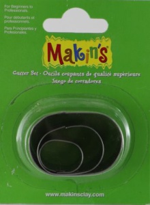 Набор резцов для пластики "Овал" 3шт "Makins"