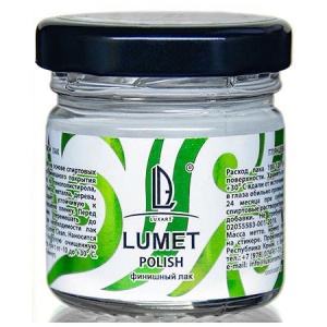 Лак спиртовой глянцевый "Lumet Polish", 33 г, Luxart