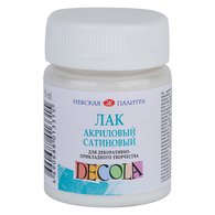 Лак сатиновый акриловый "Декола", банка 50мл