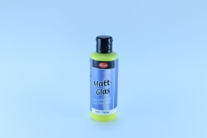 Краска для эффекта инея "Matt-Glas" желтая,VivaDecor, туба 82мл
